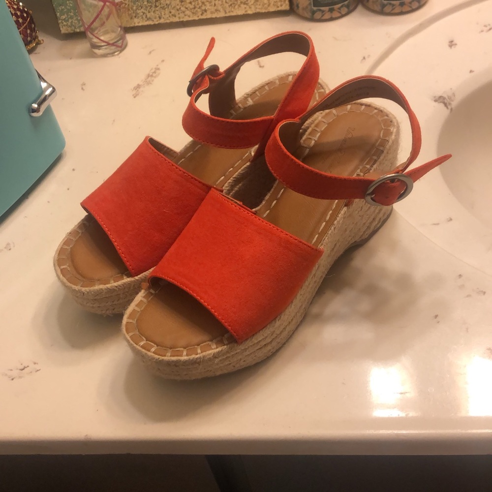 Orange heels